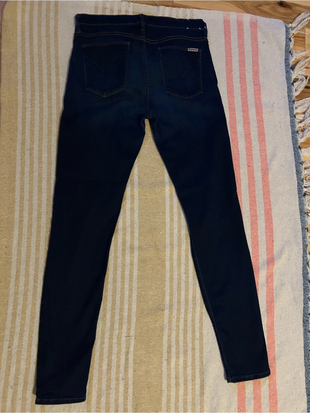 HUDSON Nico Mid-Rise Super Skinny Dark Wash Jeans Size 30